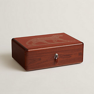 Casaque Panthera Deco watch box | Hermès USA